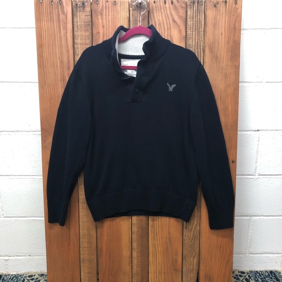 American Eagle size extra large navy blue sweater - Picture 2 of 6
